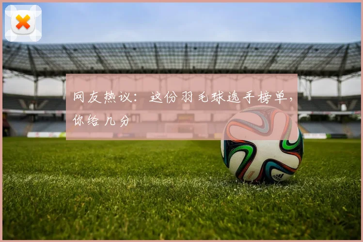 网友热议：这份羽毛球选手榜单，你给几分
